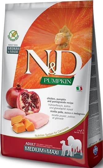 N&D Pumpkin Adult Medium&Maxi Chicken & Pomegrante